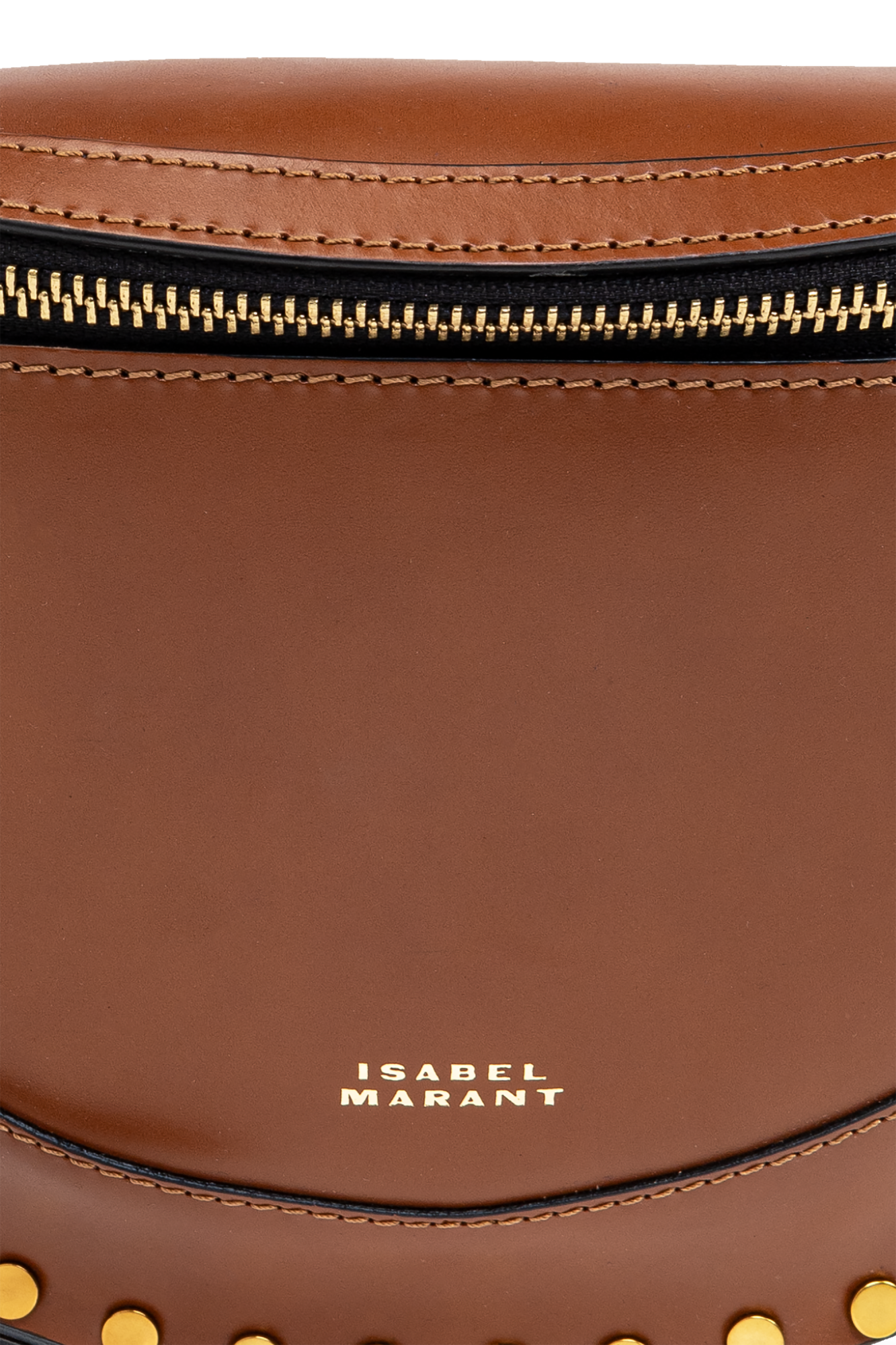 ショルダーバッグ・ポシェット Isabel Marant Stud Detail Logo Wallet Cognac MP0090FAB4C17M5 23PPP0001FA-A1C01M-80BY-F.jpg?